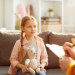 Little Girl in Therapy Session