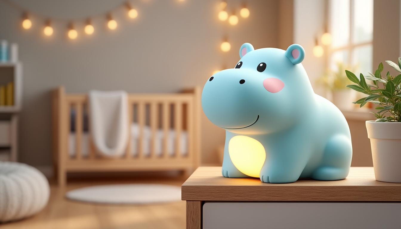 découvrez les top 5 avantages de la veilleuse bébé multicolore hippopotame, un compagnon apaisant pour le sommeil de votre enfant. avec ses lumières douces et ses designs ludiques, cette veilleuse crée une atmosphère relaxante propice à l’endormissement tout en stimulant l'imagination. idéale pour rassurer les bébés et favoriser un sommeil paisible, elle s'intègre parfaitement dans la chambre de votre petit.