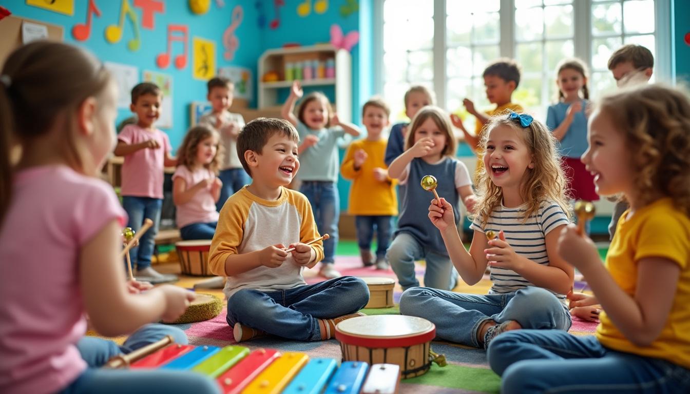 découvrez comment intégrer l'activité musicale en maternelle dans votre programme éducatif : conseils pratiques, idées d'activités et bienfaits pour l'éveil des enfants.