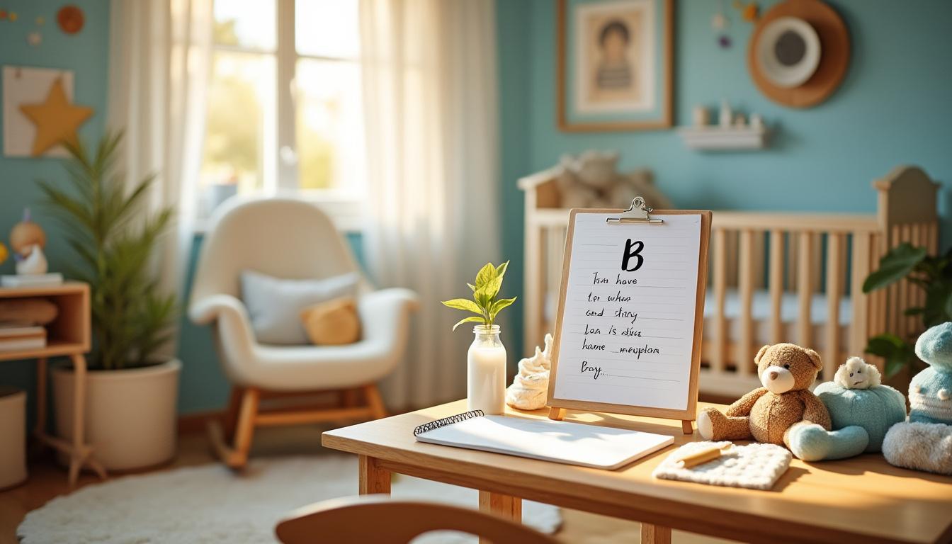 explorez notre sélection des plus beaux prénoms de garçon commençant par b pour 2025 et trouvez l'inspiration parfaite pour votre futur bébé !