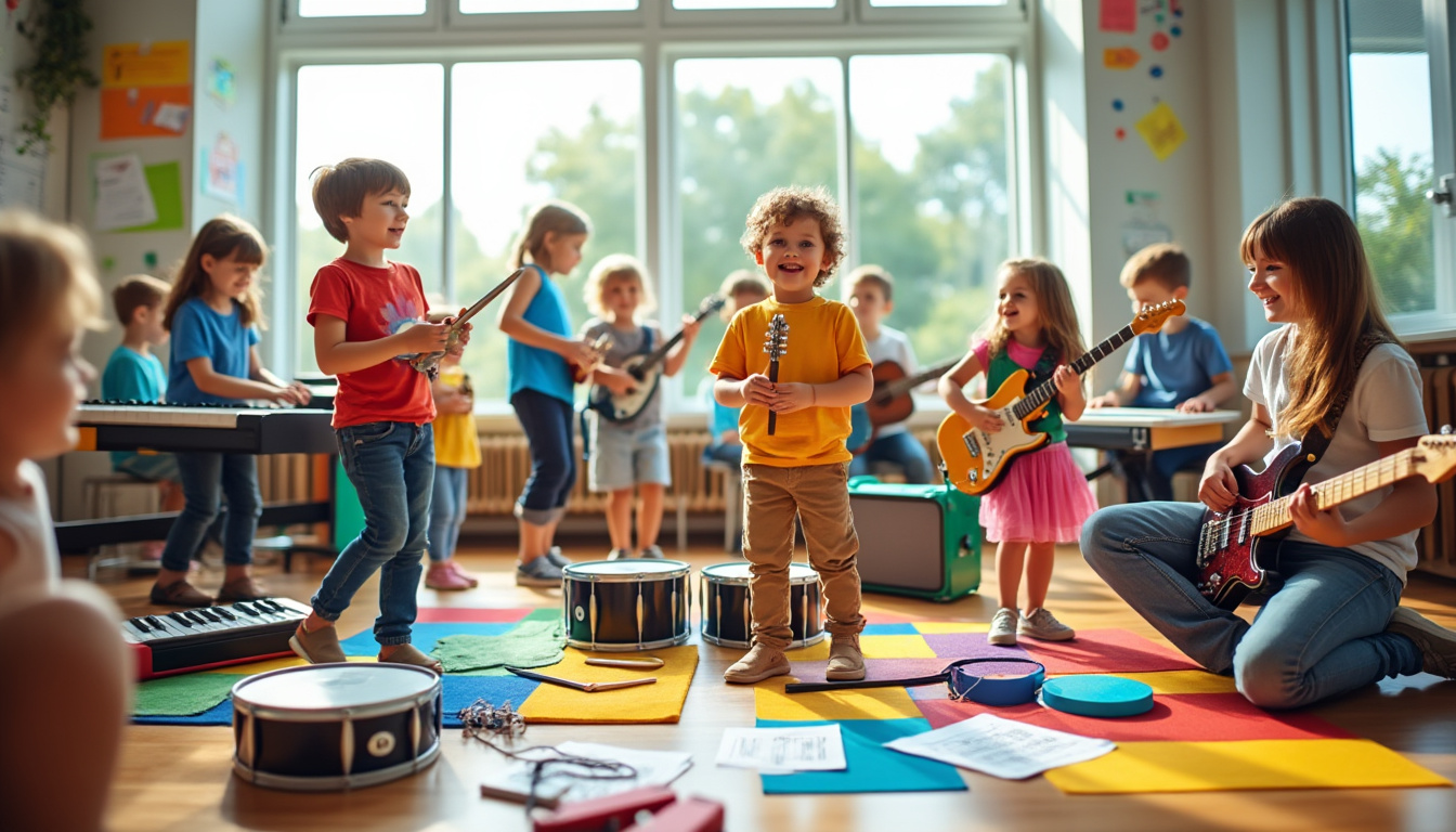 découvrez 10 idées d'activités musicales ludiques et faciles à mettre en place en maternelle pour éveiller la créativité des tout-petits et développer leur sens de l'écoute tout en s'amusant.