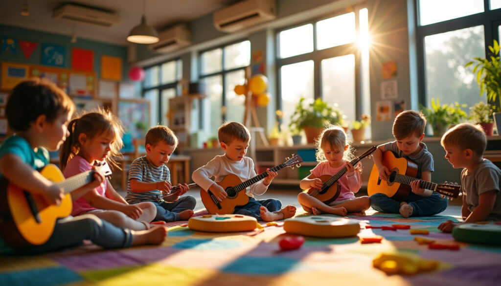 découvrez 10 idées d'activités musicales ludiques pour la maternelle, parfaites pour stimuler la créativité des enfants et favoriser leur développement artistique en s’amusant.