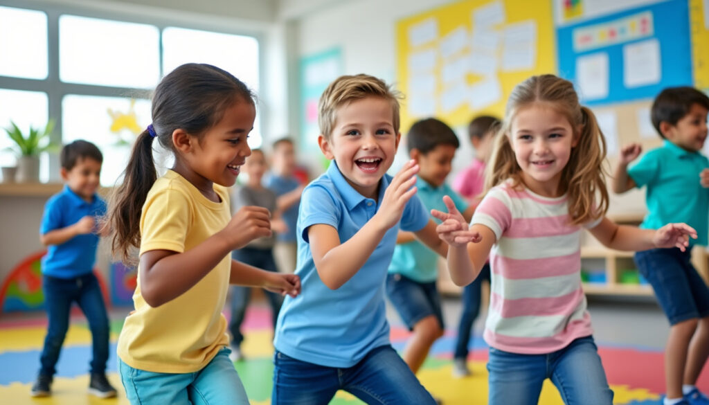 découvrez les bienfaits des jeux collectifs en maternelle pratiqués à l'intérieur : développement social, motricité, autonomie et plaisir d'apprendre ensemble dès le plus jeune âge.