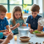 découvrez des idées originales d'activités ludiques et éducatives autour de l’eau, de l’air, du feu et de la terre pour la maternelle. stimulez l’apprentissage des enfants grâce à des jeux et expériences pratiques inspirés des 4 éléments.