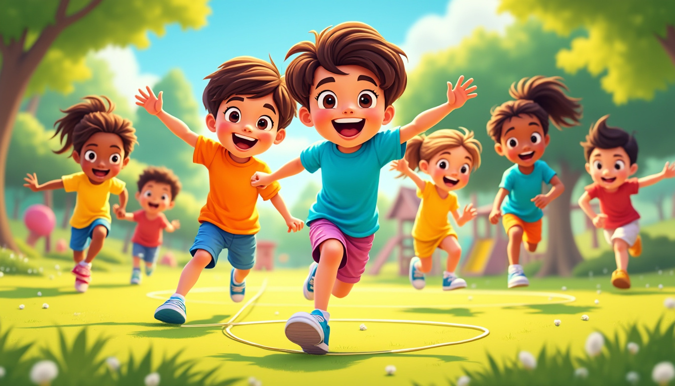 découvrez une sélection de jeux d'extérieur pour les enfants de 3 à 6 ans, parfaits pour les animations et conçus pour encourager le mouvement, le développement moteur et la santé tout en s'amusant.