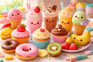 découvrez des idées de coloriage kawaii autour de la nourriture pour rendre vos sessions créatives amusantes et pleines de douceur. parfait pour petits et grands fans de mignonnerie !