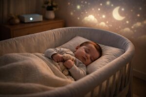découvrez comment le vidéoprojecteur acer peut réduire la luminosité pour améliorer le sommeil de votre bébé, créant un environnement calme et apaisant.