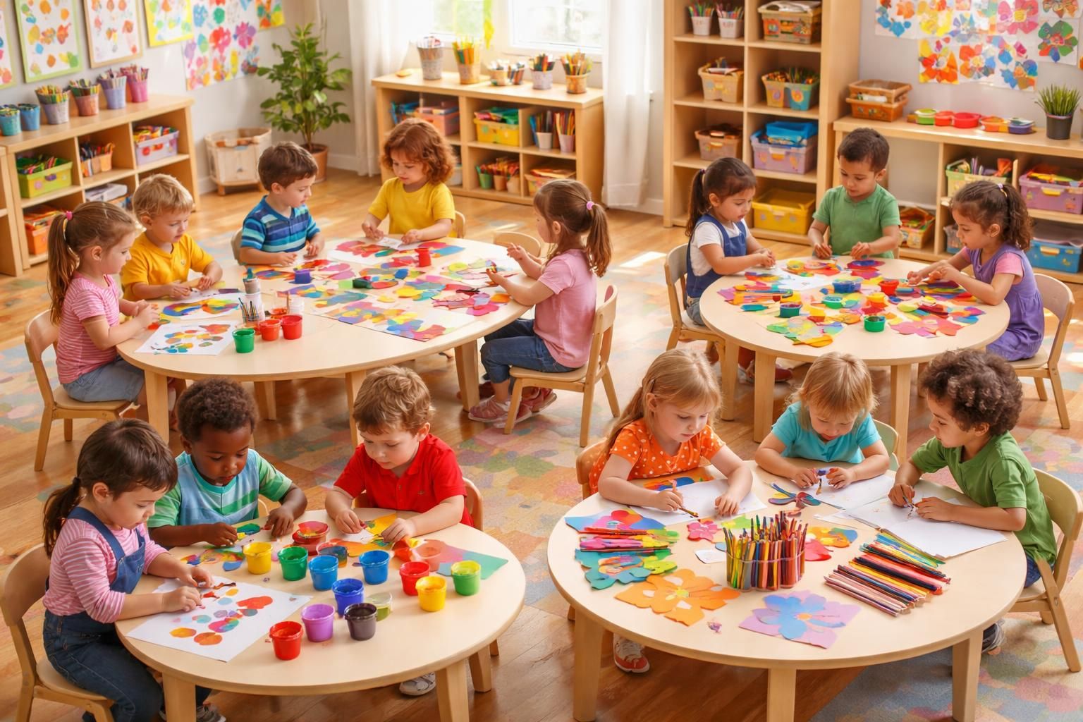découvrez 5 projets artistiques faciles et ludiques à réaliser avec des enfants en maternelle pour stimuler leur créativité et leur motricité.