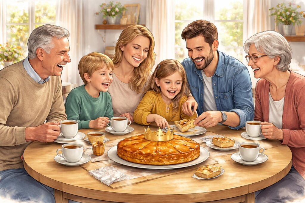 découvrez notre coloriage de la galette des rois, une activité ludique et conviviale pour partager un moment chaleureux en famille.