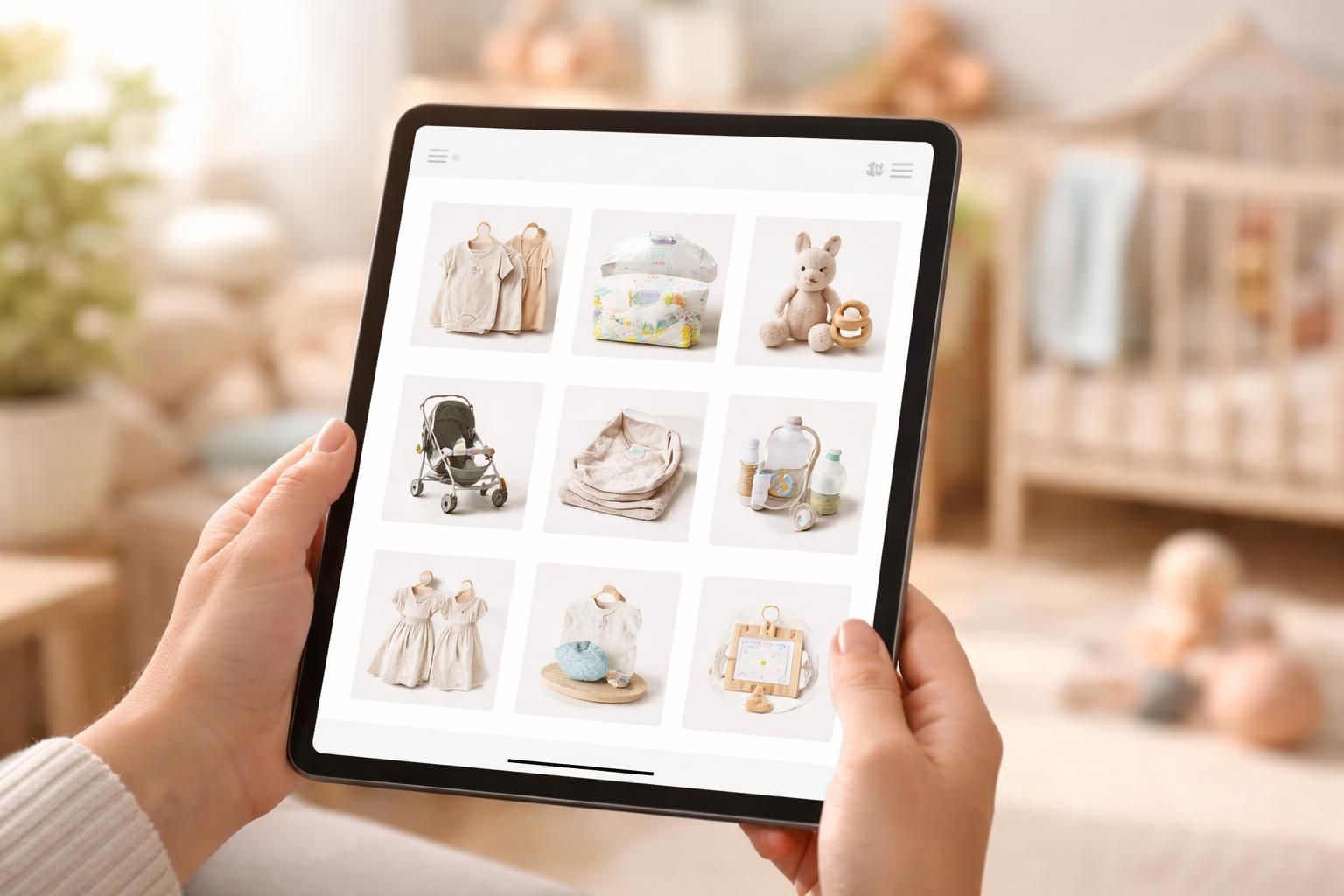 découvrez comment organiser facilement la liste de naissance de votre bébé sur une tablette tactile, pour des choix pratiques et bien coordonnés.
