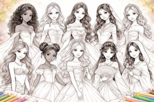 découvrez notre sélection des 10 meilleures princesses à colorier et à imprimer, parfaites pour divertir et éveiller la créativité de vos enfants.
